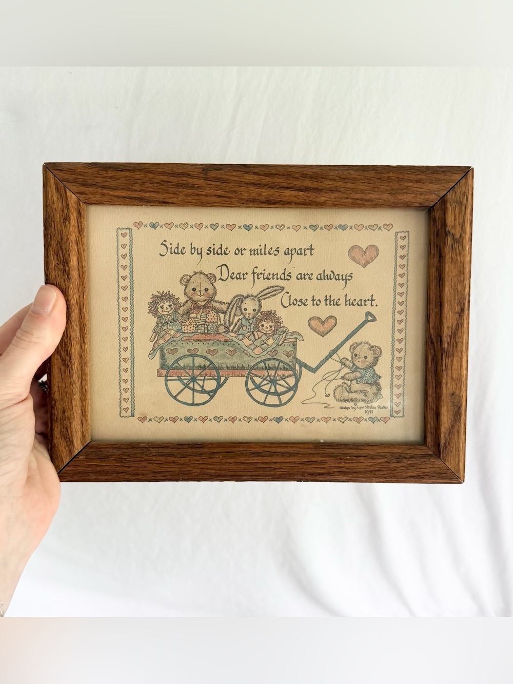Vintage Friendship Print by Lynn Norton Parker